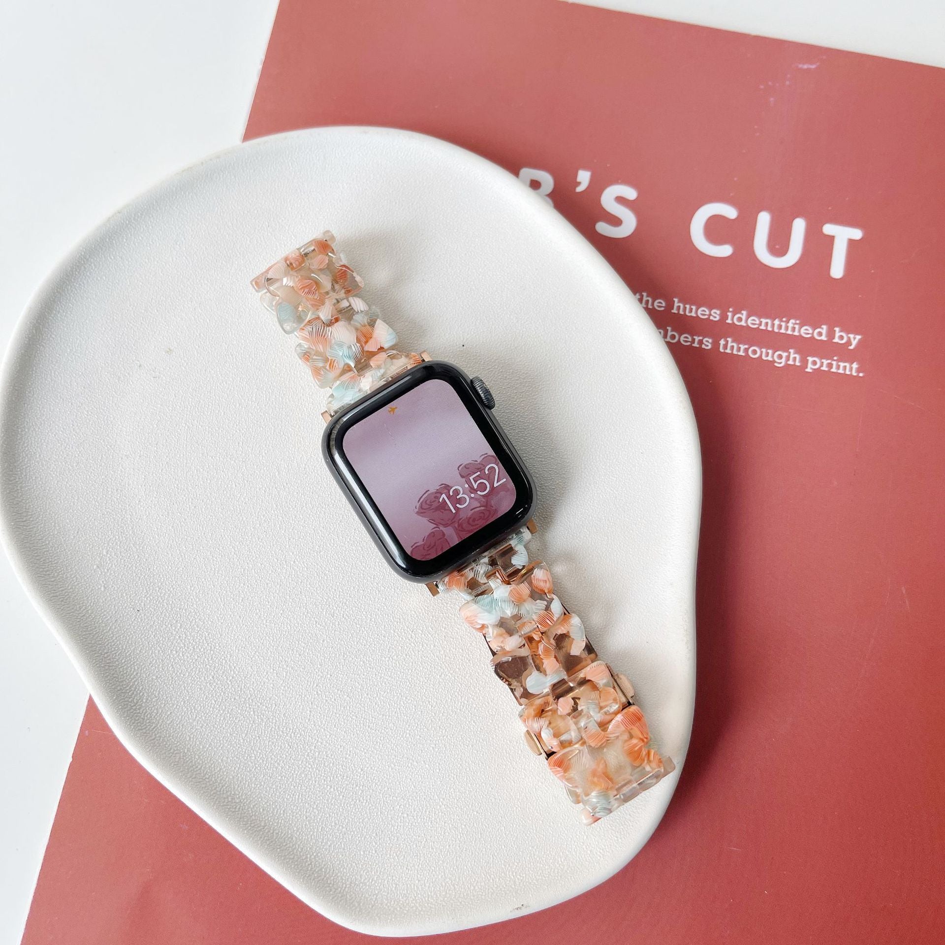 Wholesale For Apple Watch iwatch Butterfly Resin Strap-eebuy