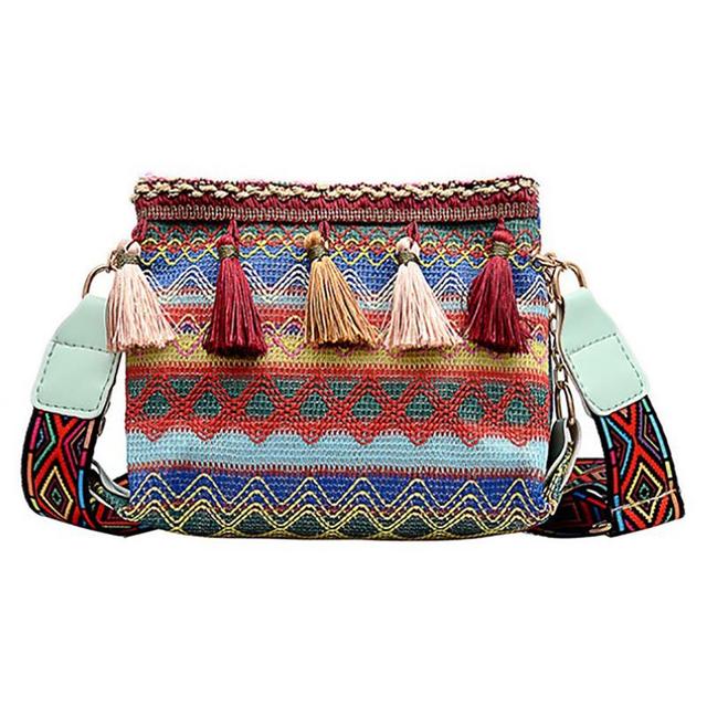 Wholesale women ethnic style fringed shoulder bag-eebuy