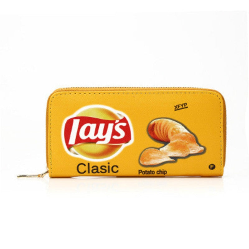 Wholesal Potato Chips Crossbody Handbag Canvas Shoulder Bag-eebuy