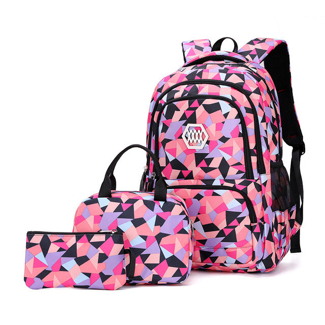 Wholesale Teens Large Capacity Printed School Backpacks-eebuy