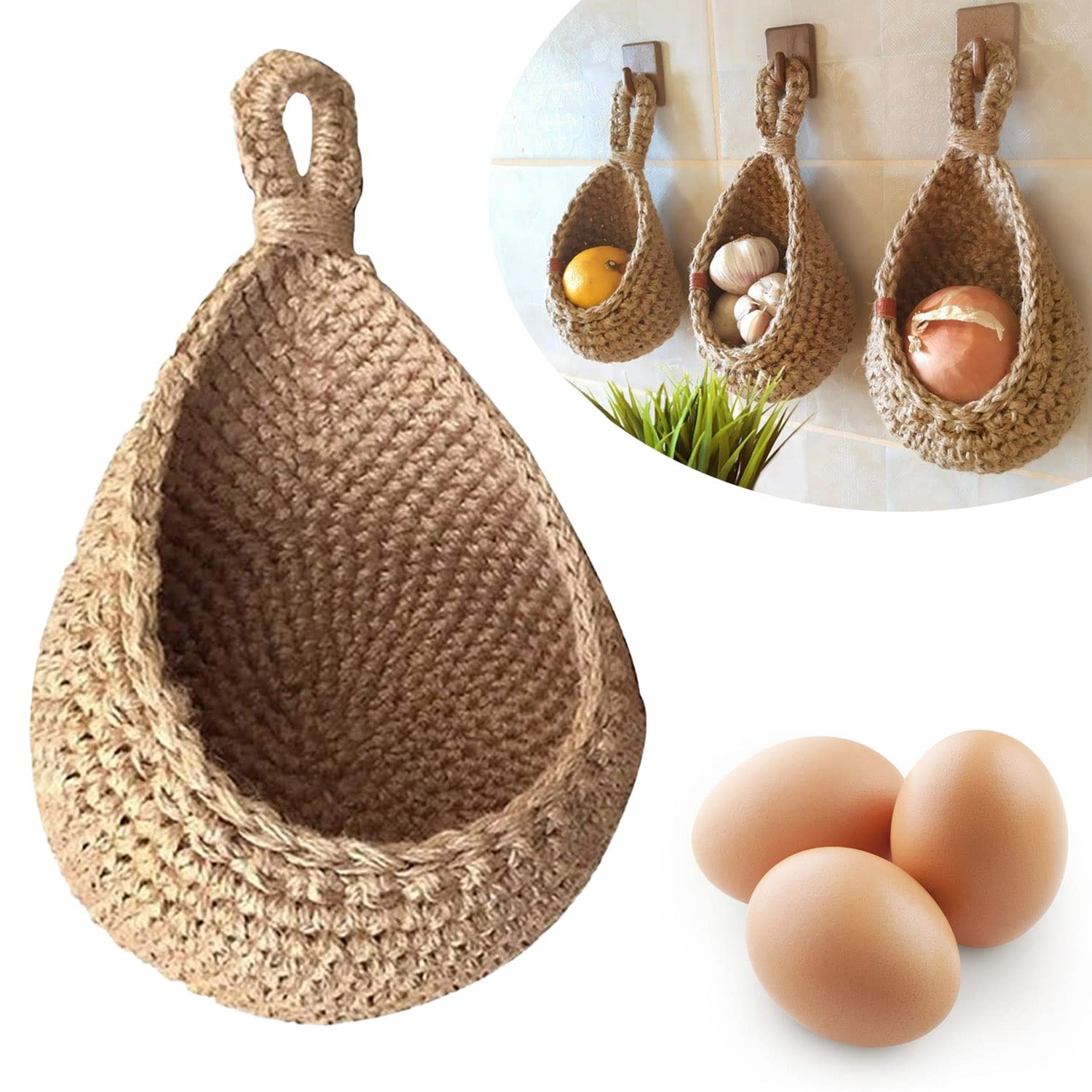 Last Day 70% Discount🔥Hanging Wall Vegetable Fruit Basket