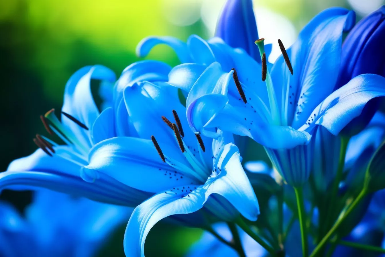 Blue Perfume Lily Seeds- Rare Color Flower Garden Plant