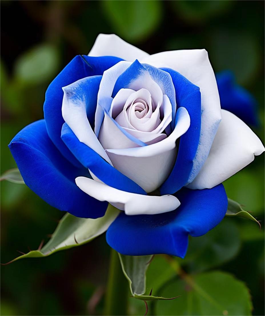 Blue White Roses：A Delightful Blend of Elegance and Serenity