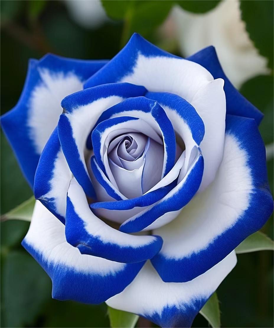 Blue White Roses：A Delightful Blend of Elegance and Serenity