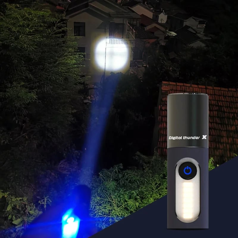 🔥Last Day Promotion - 70% OFF🔥LED Rechargeable Tactical Laser Flashlight 80000 High Lumens