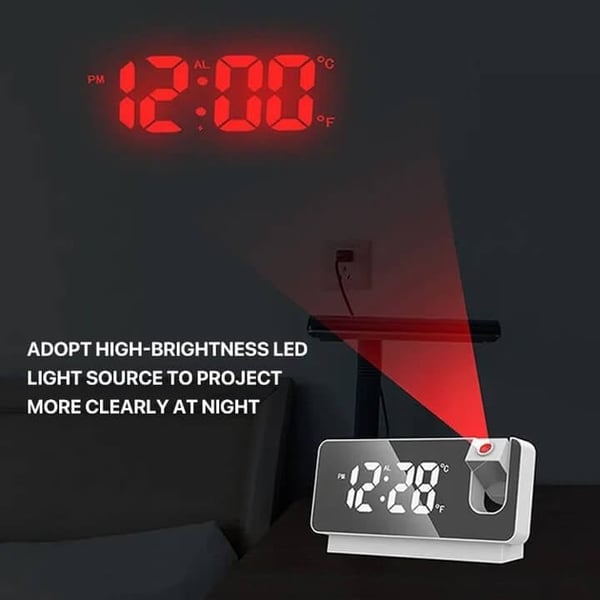 🔥Last Day 60%OFF🔥Mirror Projection Alarm Clock