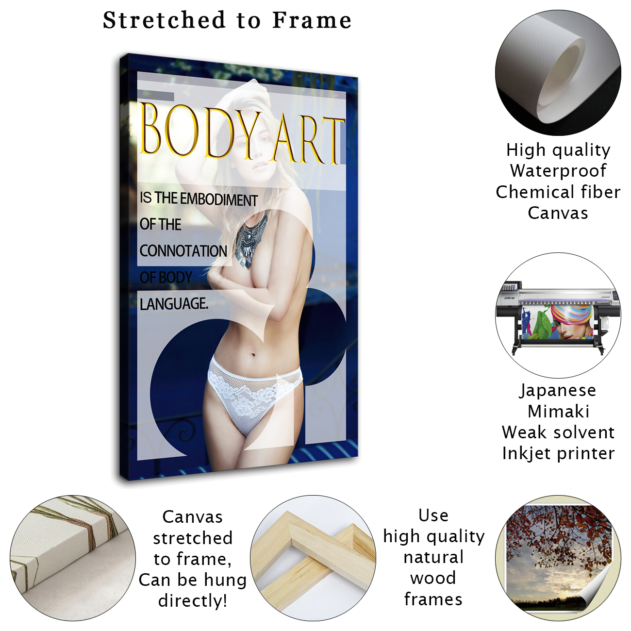 Handgemachte Palette Messer Abstrakte ölgemälde Nackt nackte Mädchen Wand Kunst Geschenk Dame Malerei Dekoration