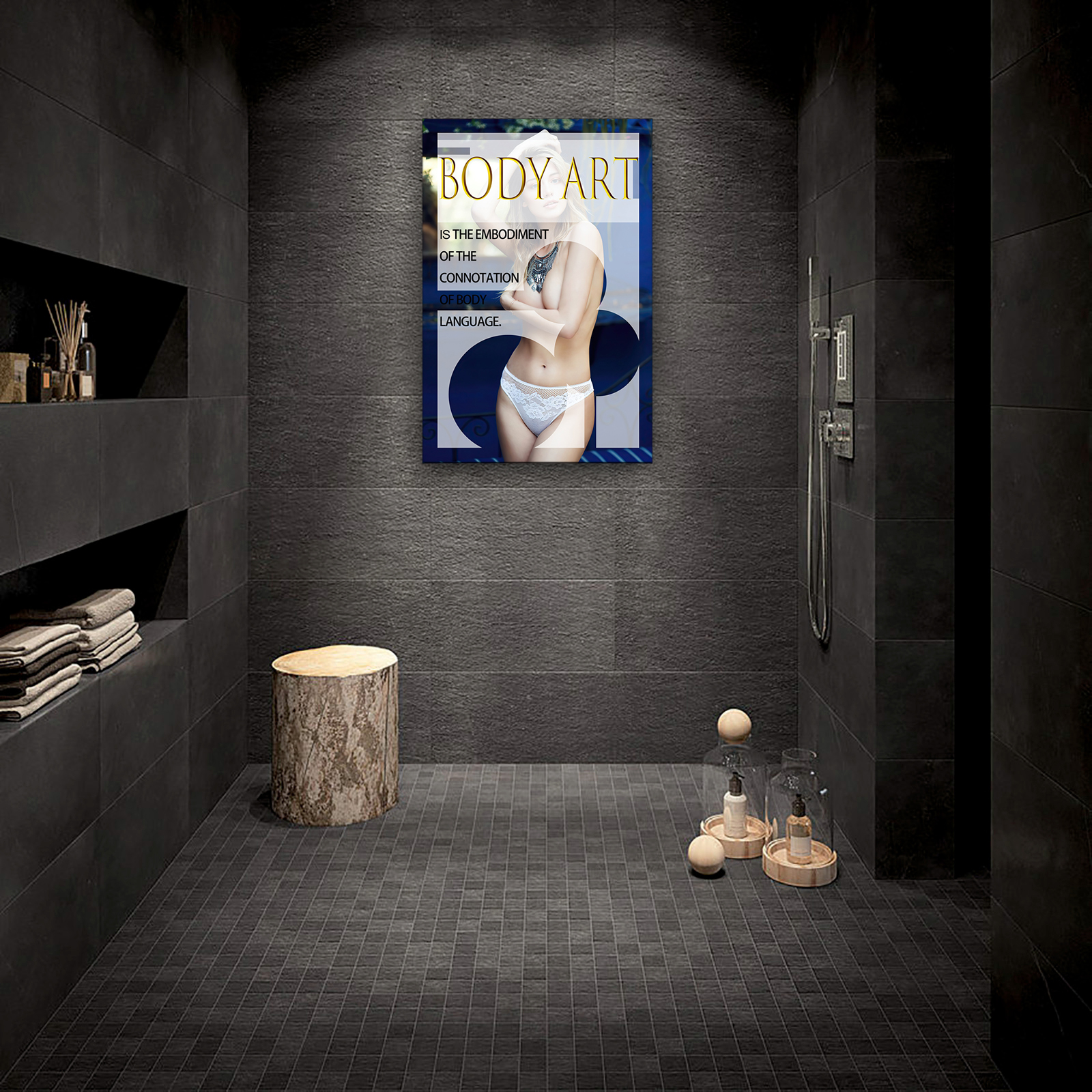 Handgemachte Palette Messer Abstrakte ölgemälde Nackt nackte Mädchen Wand Kunst Geschenk Dame Malerei Dekoration