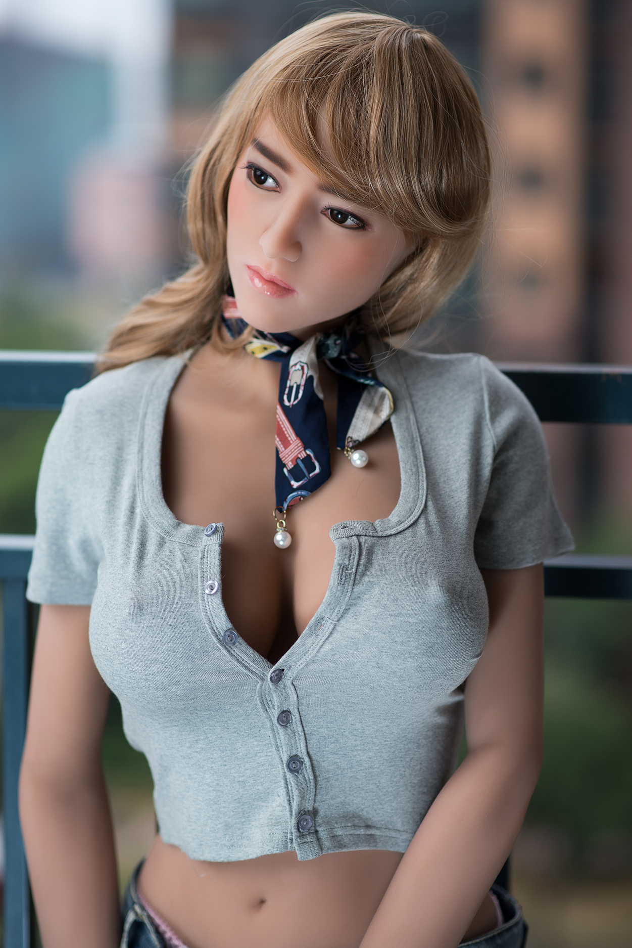 6YE | Abebi - 5ft5/165cm Big Boobs Asian Sex Doll-Honeylovedoll