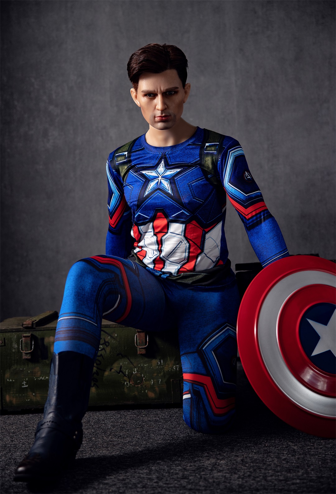 Enio - 5ft3 /160cm Captain America Male Sex Doll For Women-Honeylovedoll