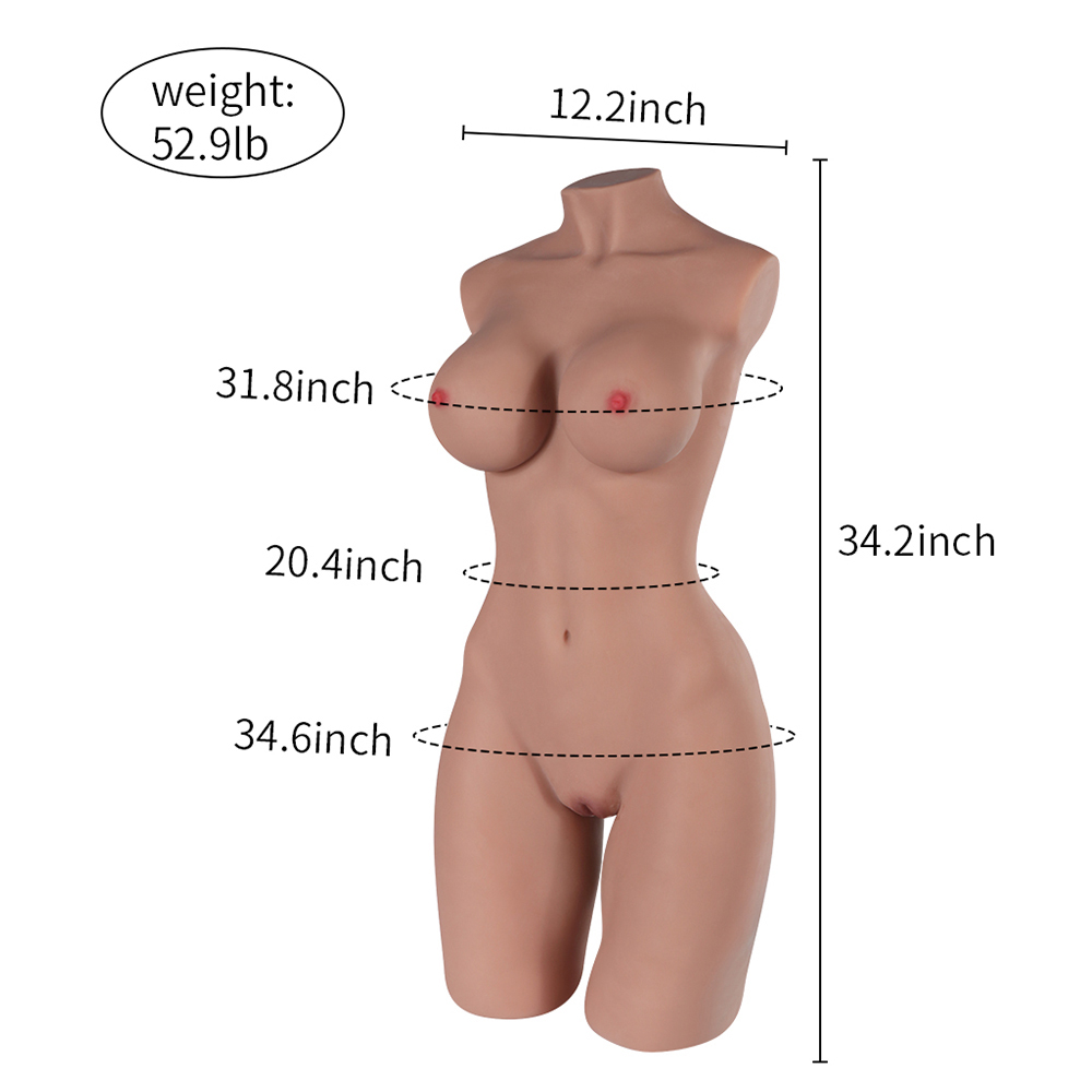 Erica - 89.5cm/35.24in Torso Sex Doll (In Stock US)-Honeylovedoll