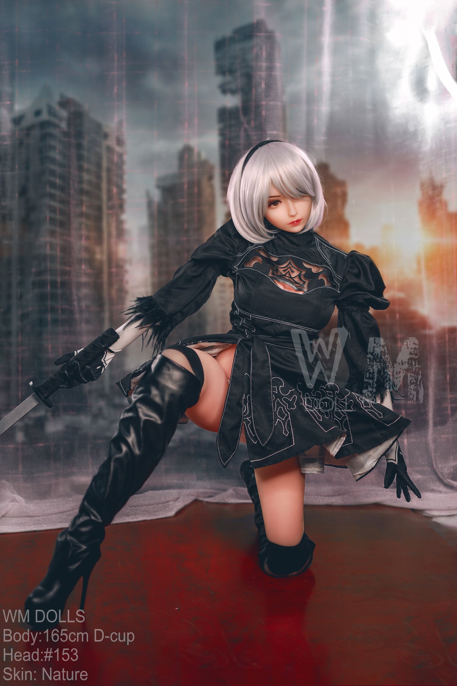 WM | 2B Anime 5ft 5/ 165cm D Cup Cosplay Sex Doll-Honeylovedoll