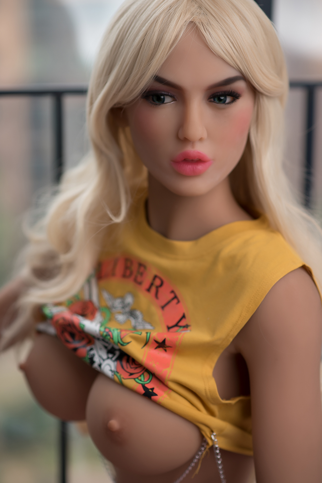 6YE | Amelia - 5ft5/165cm Big Boobs White Hair Fashion Sex Doll-Honeylovedoll