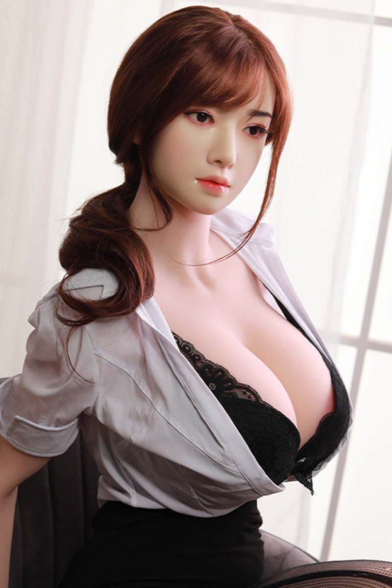 Yasi - 5ft6 (168cm) Japanese Style Big Breast Lovely Realistic Silicone Sex Doll （6 Sizes）-Honeylovedoll