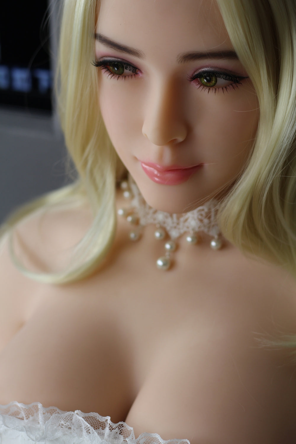 AF | Denise - 5ft5 (165cm) Graceful Top Quality Sex Doll With Blonde Curly hair-Honeylovedoll