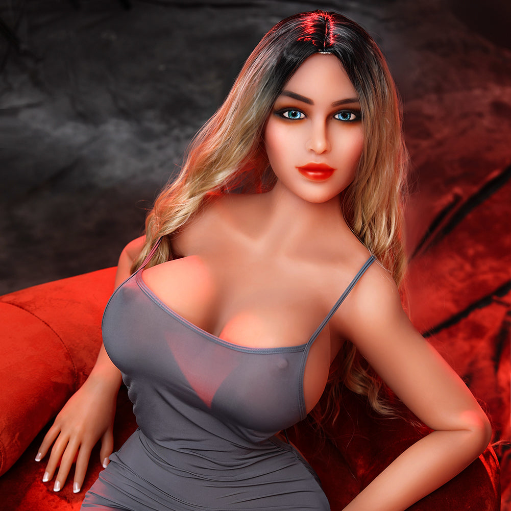 Eve - 158cm (5ft2) Big Breasts Life-Like Sex Doll With Long Blonde Hair-Honeylovedoll