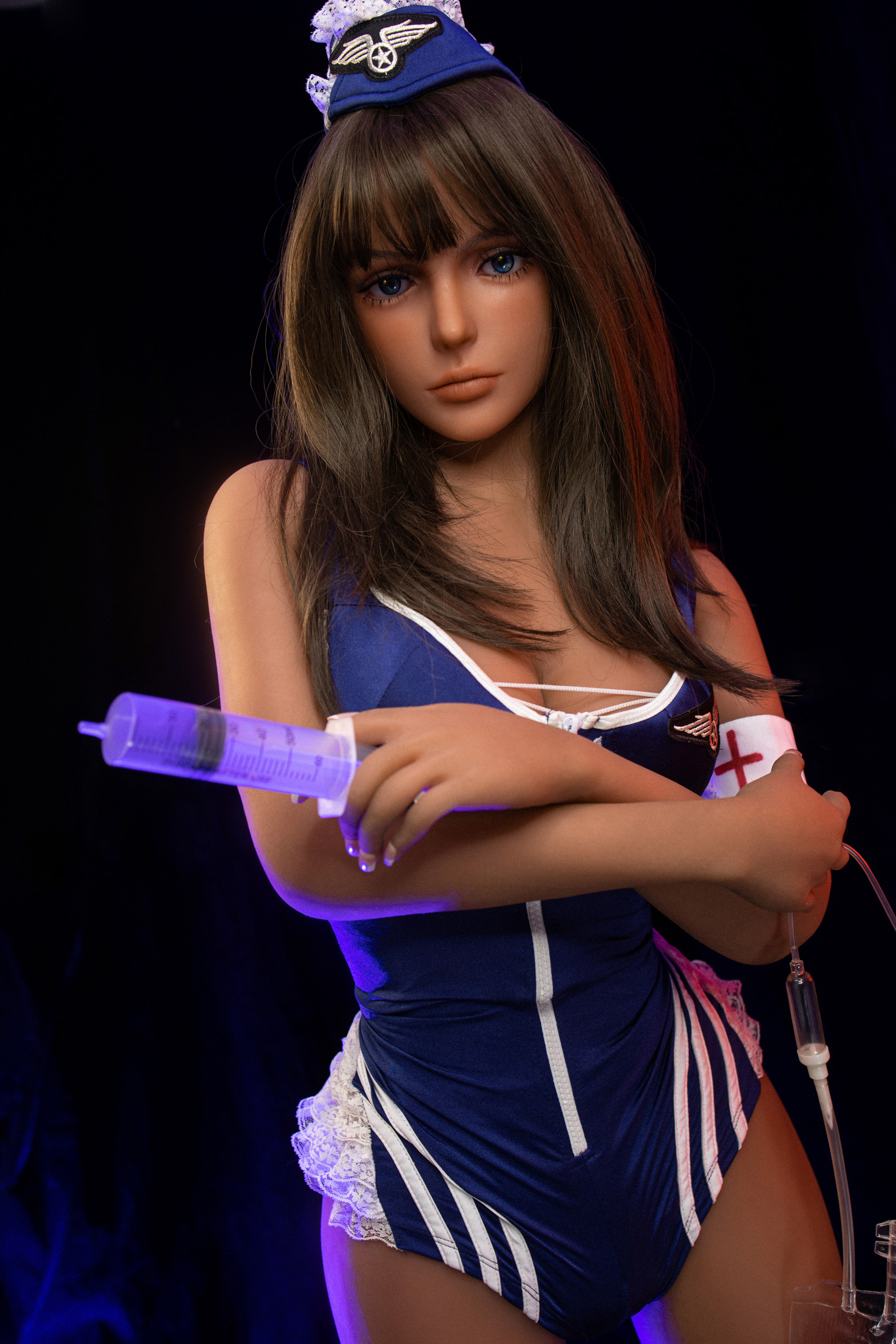 AIBEI | Norma-158cm (5ft 2) Cosplay Style Small Breast Sex Doll With Long Straight Hair-Honeylovedoll