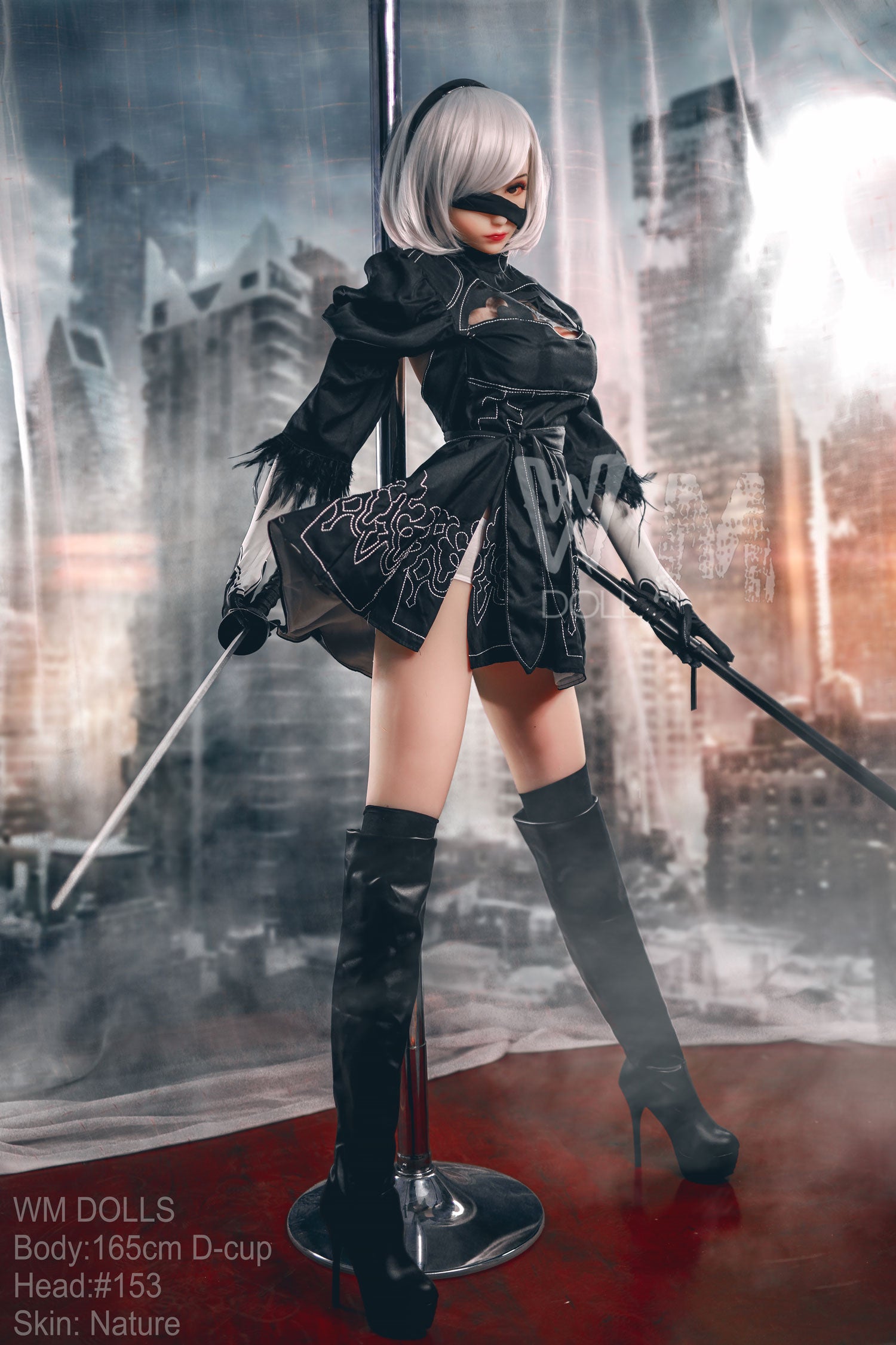 WM | 2B Anime 5ft 5/ 165cm D Cup Cosplay Sex Doll-Honeylovedoll