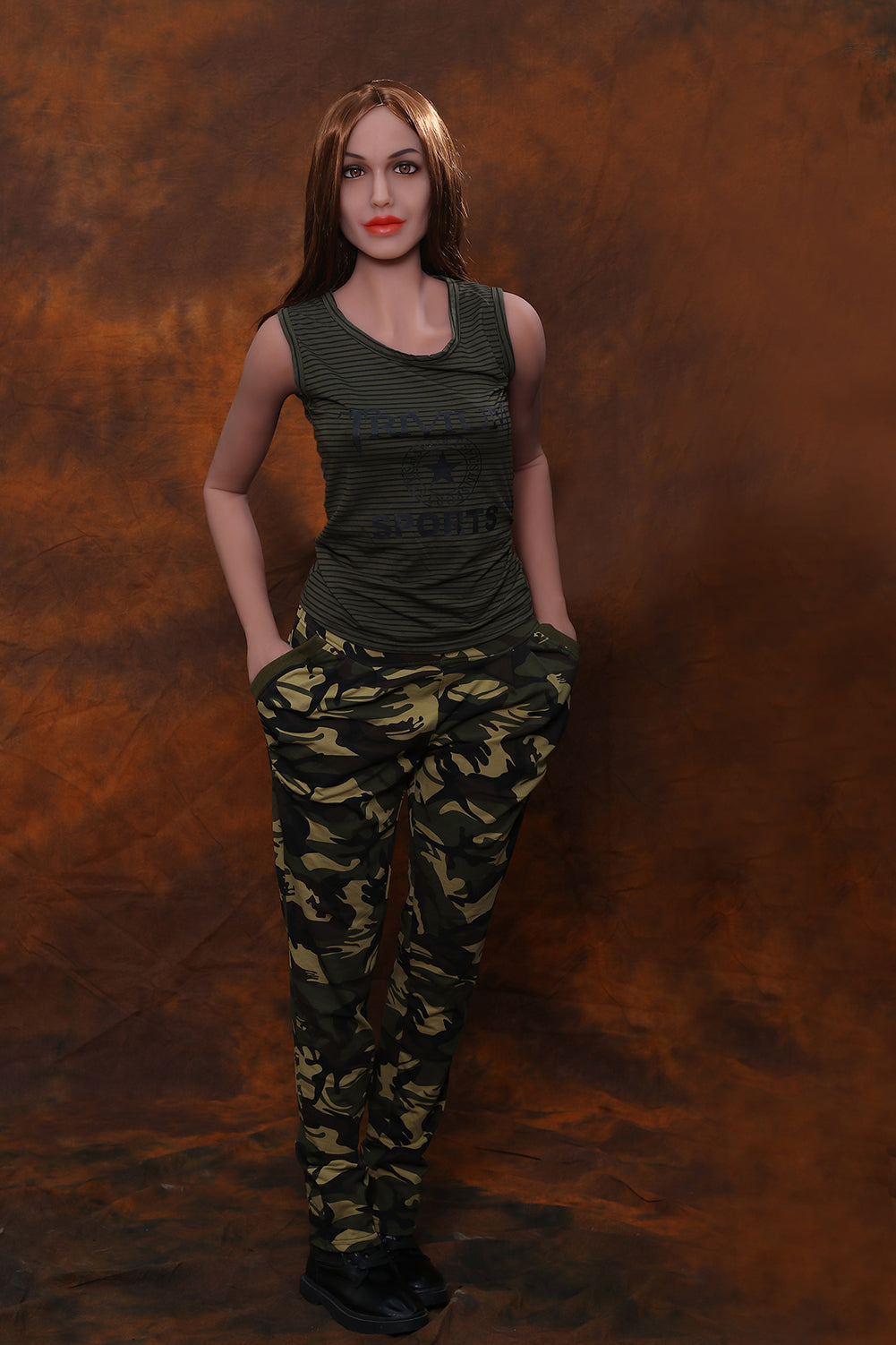 Palo - 160cm (5ft3) Cute Breasts Mature Real Sex Doll With Blonde Curly Hair-Honeylovedoll