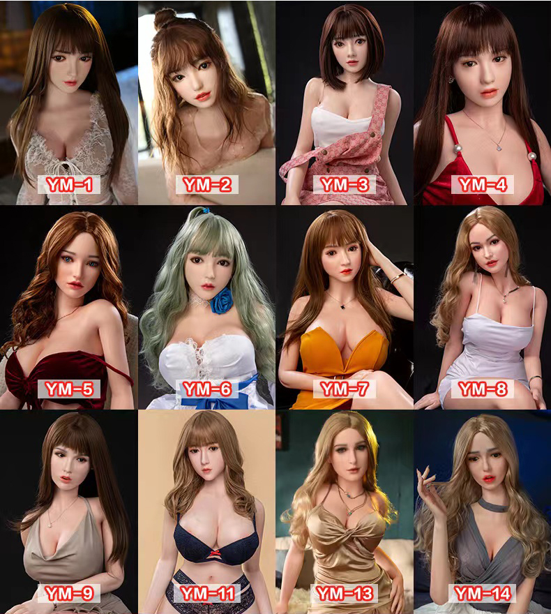 Silicone Head for Body 140cm/4ft7 - 170cm/5ft7-Honeylovedoll