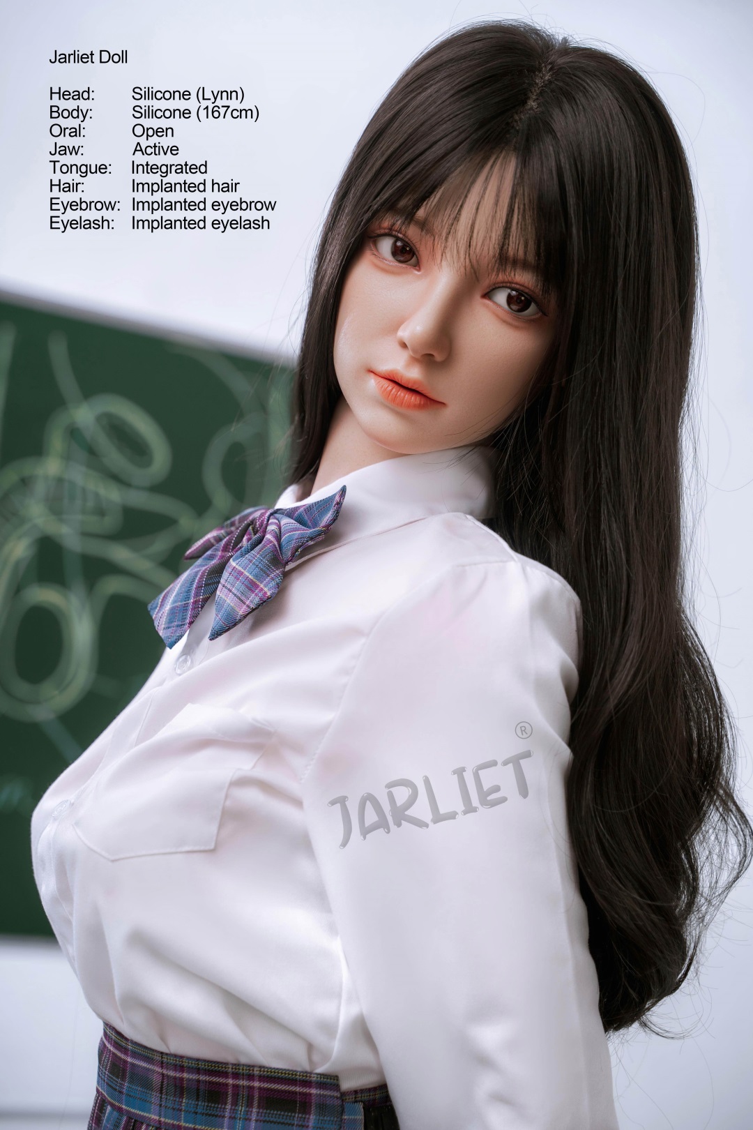 Jarliet丨Lynn -5ft 5/167cm Movable Jaw Asian Silicone Sex Doll-Honeylovedoll