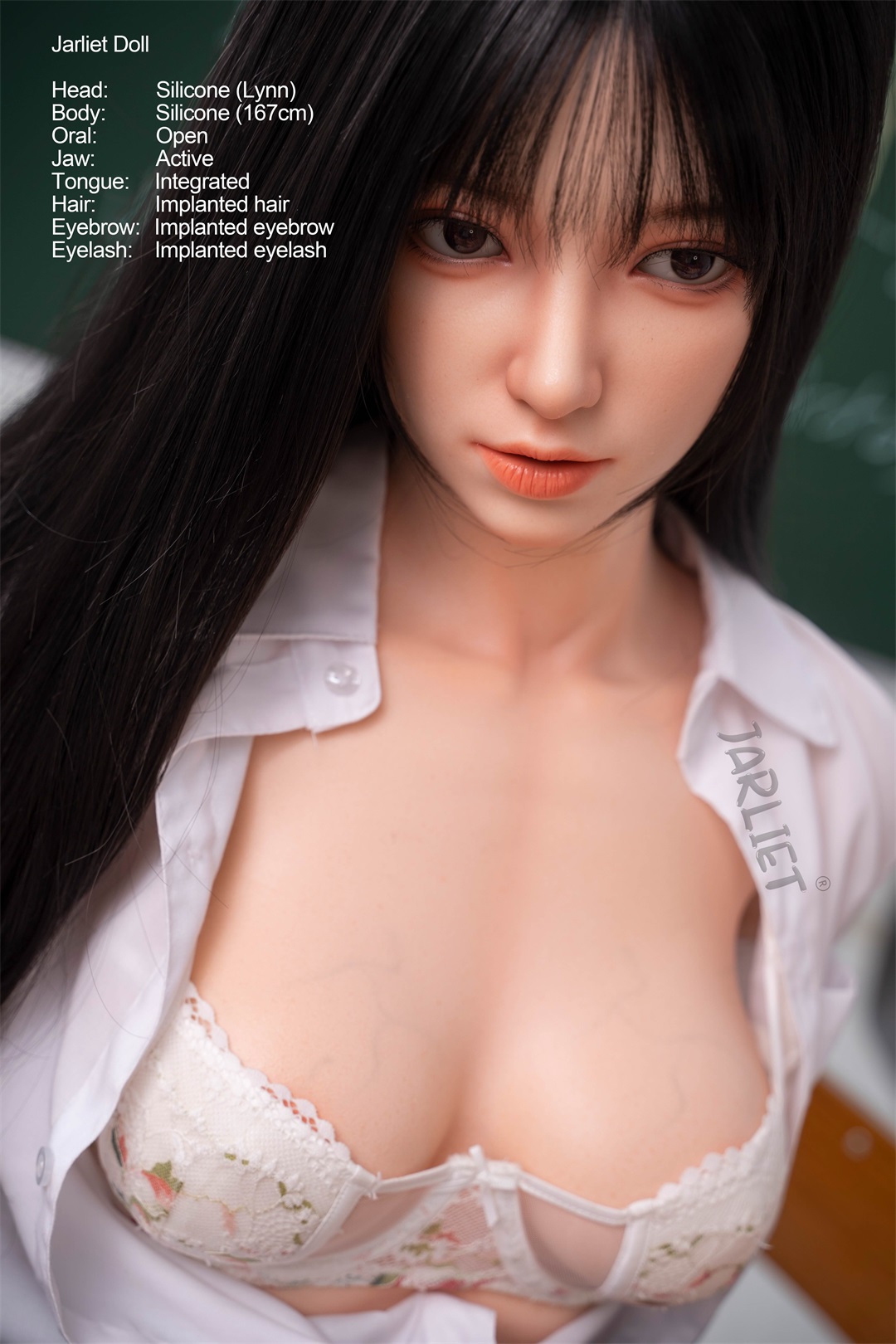 Jarliet丨Lynn -5ft 5/167cm Movable Jaw Asian Silicone Sex Doll-Honeylovedoll