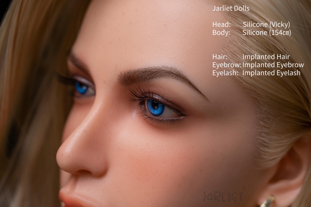 Jarliet丨Vicky -5ft 1/154cm Sexy blonde hair Silicone Sex Doll-Honeylovedoll