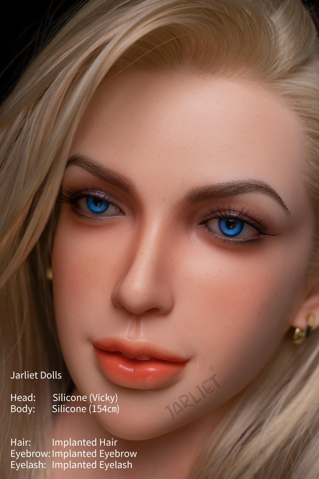 Jarliet丨Vicky -5ft 1/154cm Sexy blonde hair Silicone Sex Doll-Honeylovedoll