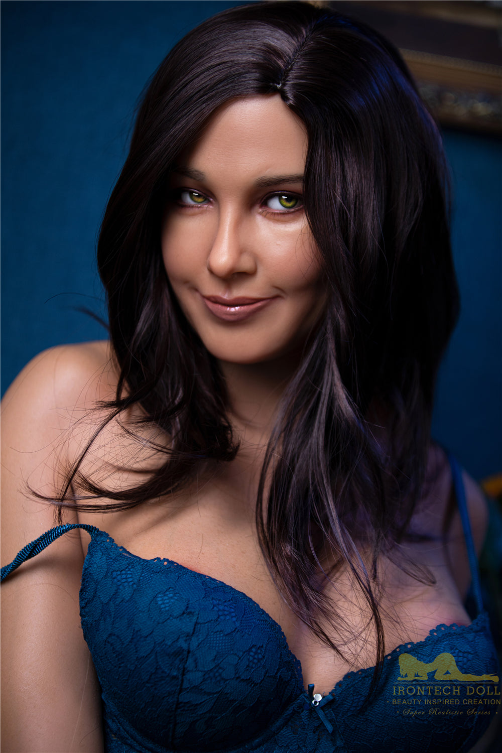 IronTech | Carmel  5ft4 / 166cm Black C-Cup Minus silicone sex doll-First Love Doll