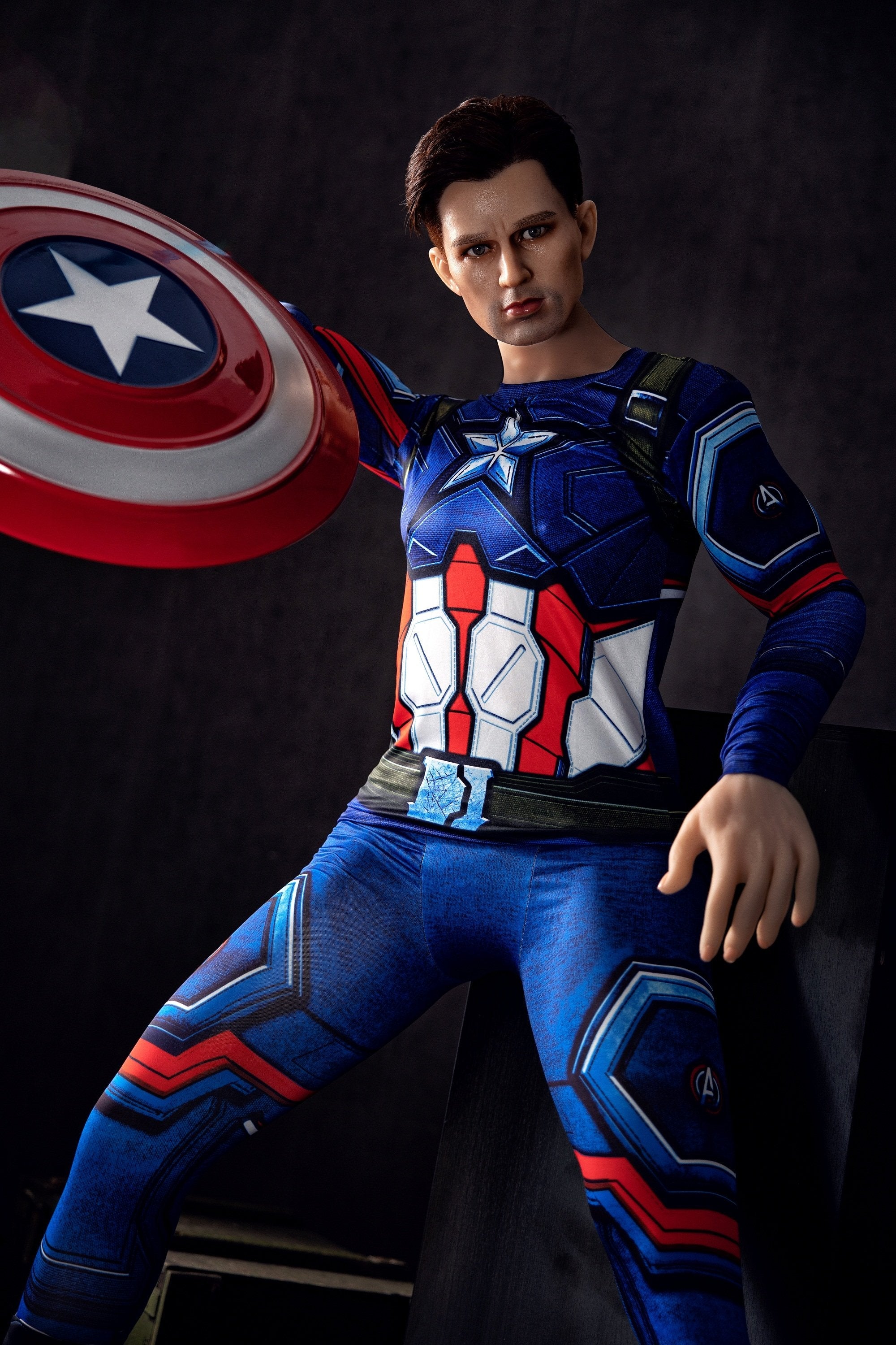 Mason - 5ft 3 (160cm) Enthusiastic America Captain Male Sex Doll-Honeylovedoll