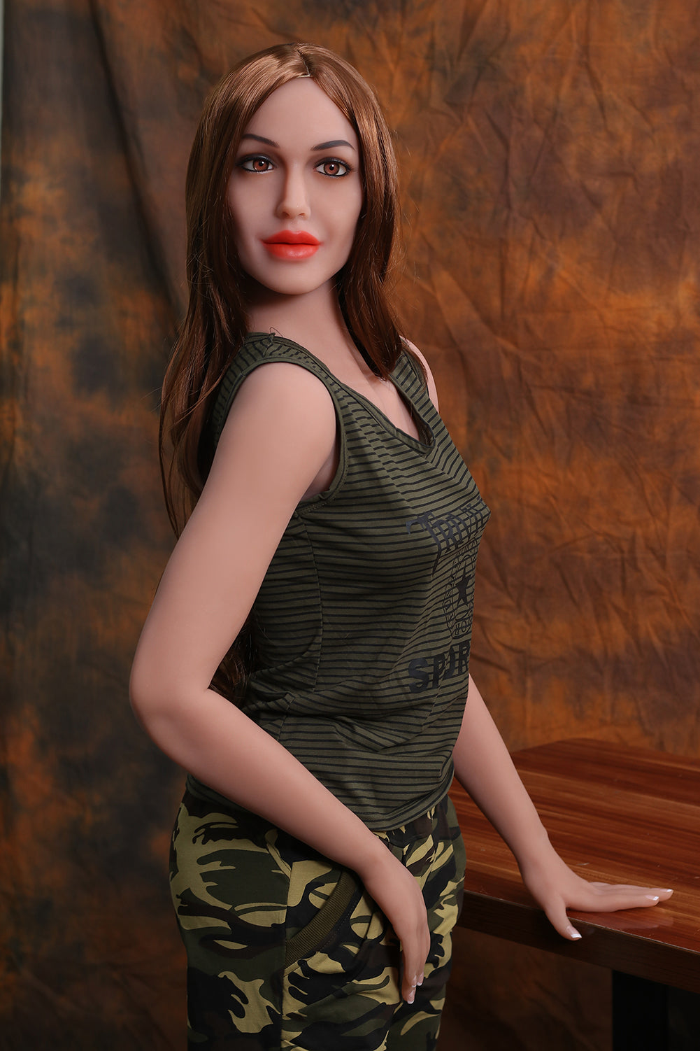 Palo - 160cm (5ft3) Cute Breasts Mature Real Sex Doll With Blonde Curly Hair-Honeylovedoll