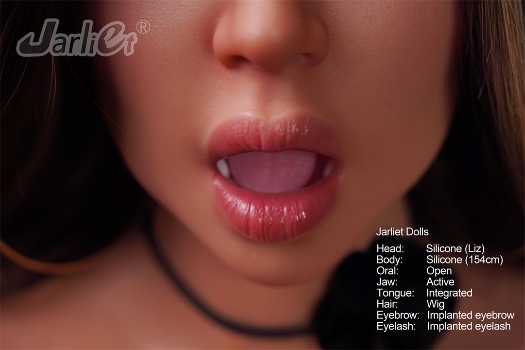 Jarliet丨Liz -5ft 1/154cm Movable Jaw Skinny Silicone Sex Doll-Honeylovedoll