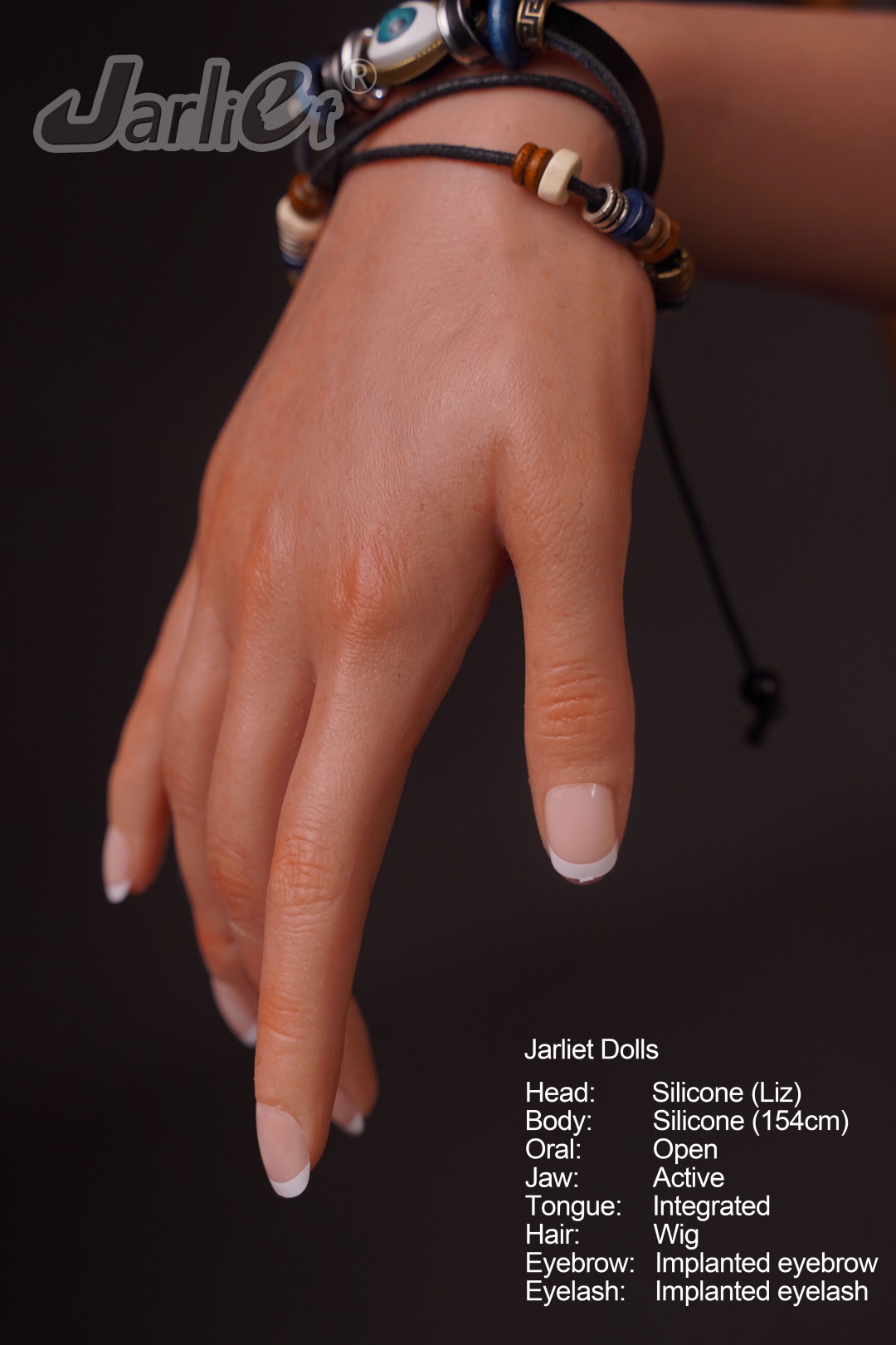 Jarliet丨Liz -5ft 1/154cm Movable Jaw Skinny Silicone Sex Doll-Honeylovedoll