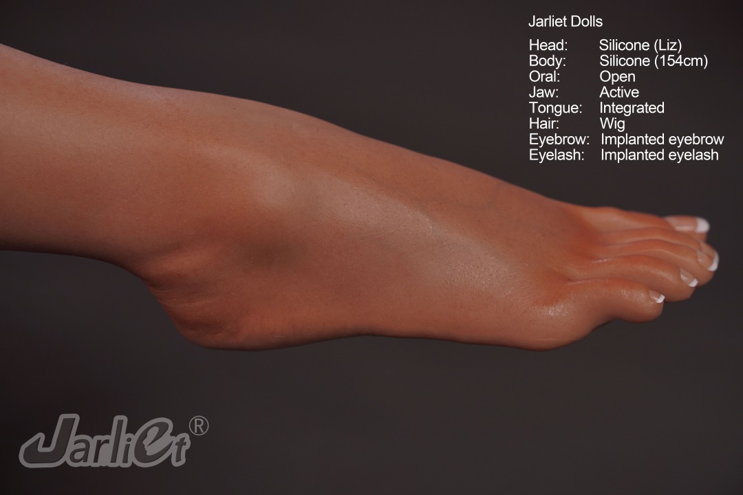 Jarliet丨Liz -5ft 1/154cm Movable Jaw Skinny Silicone Sex Doll-Honeylovedoll