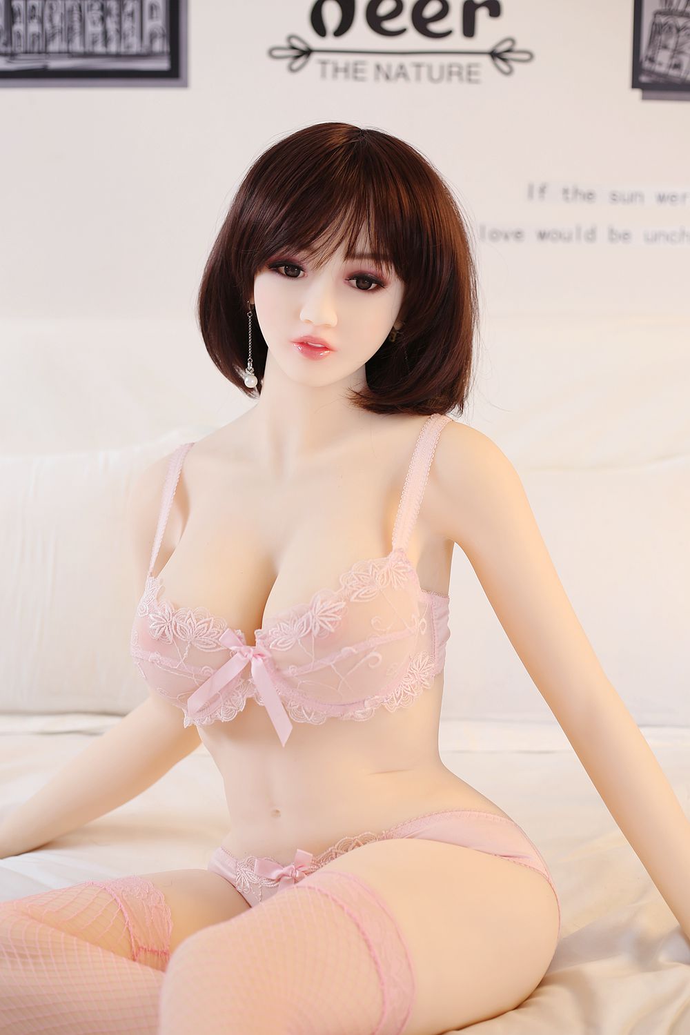 AF | Lingzi - 5ft2 (158cm)  Ultra Japanese Style TPE Sex Doll With Black Hair-Honeylovedoll