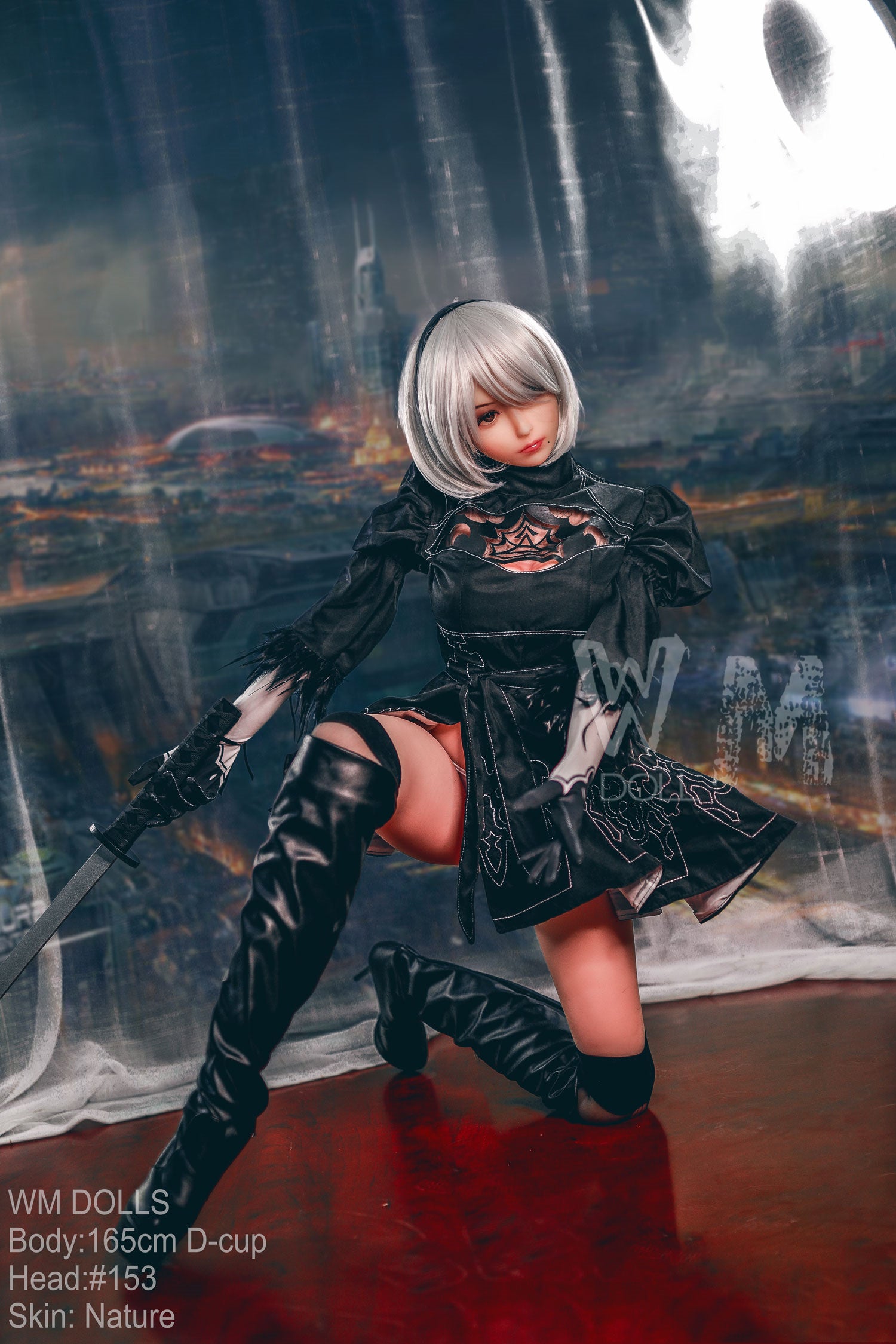 WM | 2B Anime 5ft 5/ 165cm D Cup Cosplay Sex Doll-Honeylovedoll