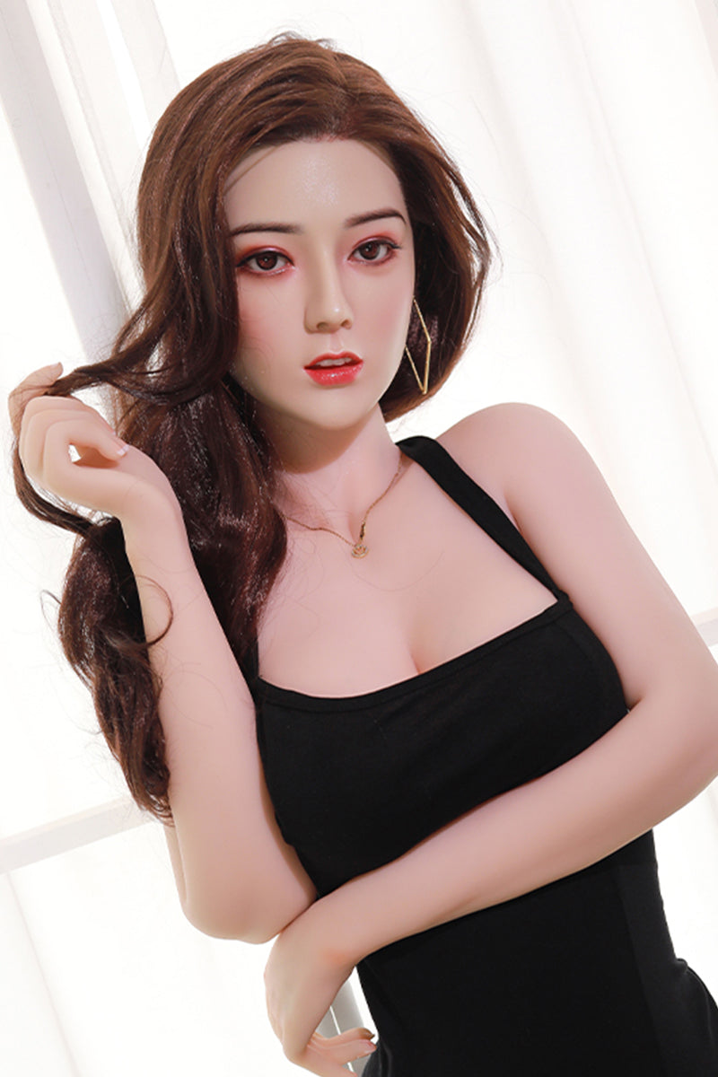 Yayoi - 5ft7 (170cm) Japanese Style Big Boobs Gentle Realistic Silicone Sex Doll (5 Sizes)-Honeylovedoll
