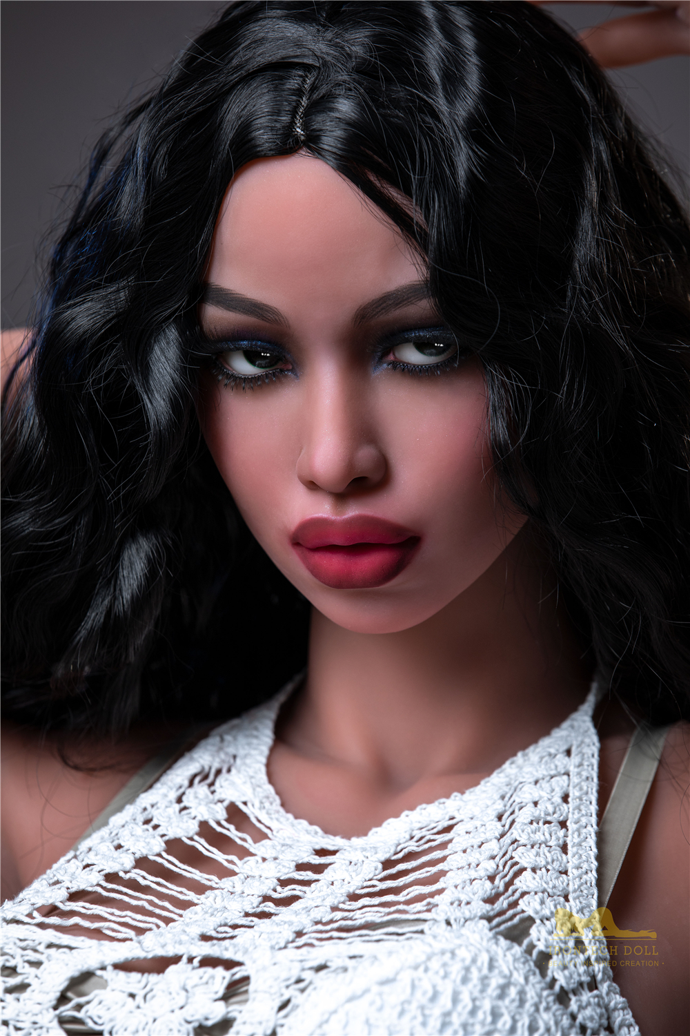 Irontech | Lora 5ft 7 /171cm Beautiful With Black Long Curly Hair Sex Doll-Honeylovedoll