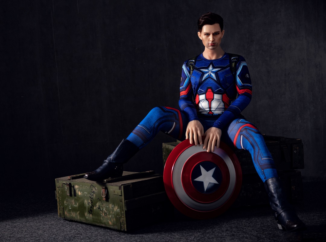 Enio - 5ft3 /160cm Captain America Male Sex Doll For Women-Honeylovedoll