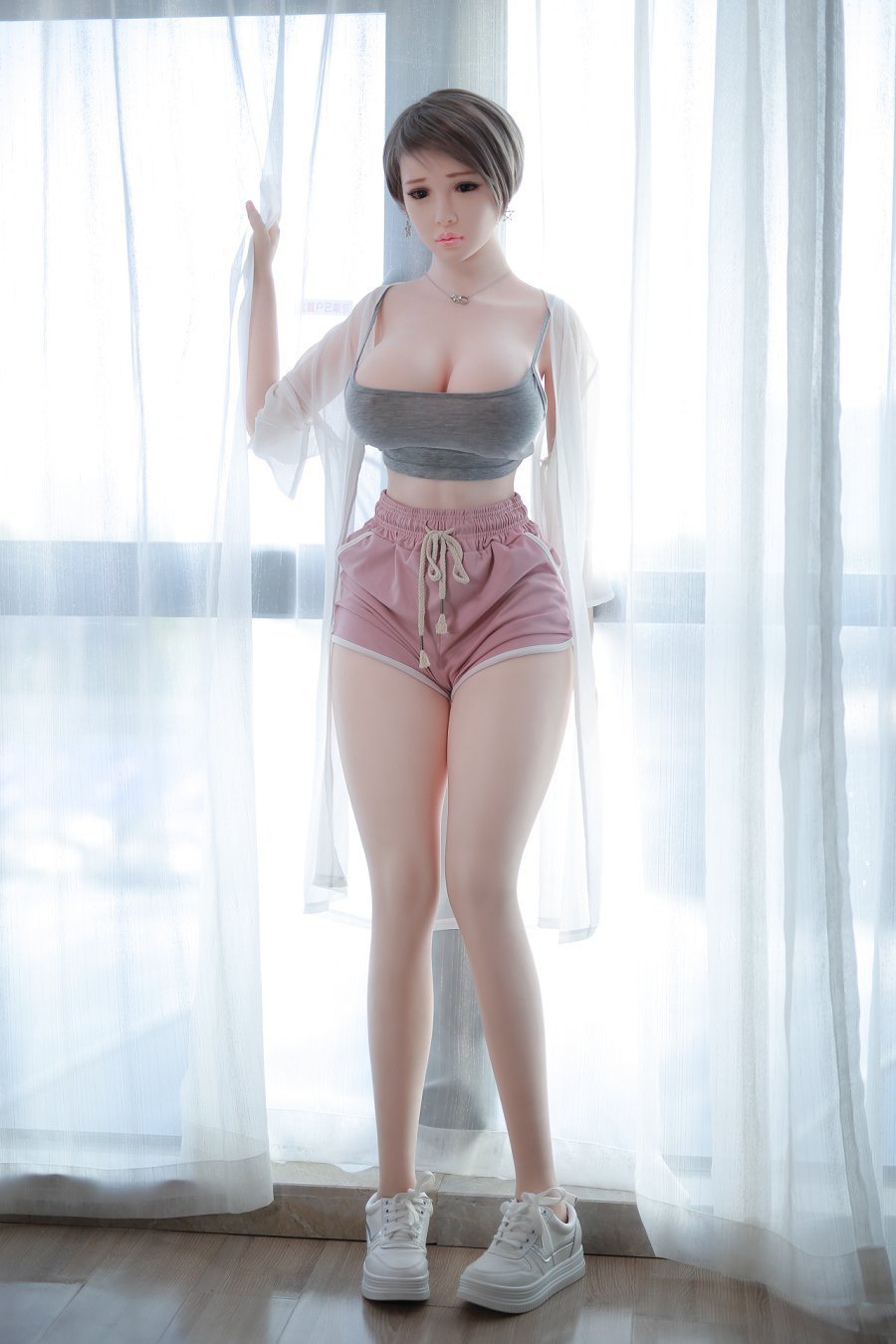 Gaby - Lifelike Big Breast Real TPE Silicone Sex Doll (5ft 6)-Honeylovedoll