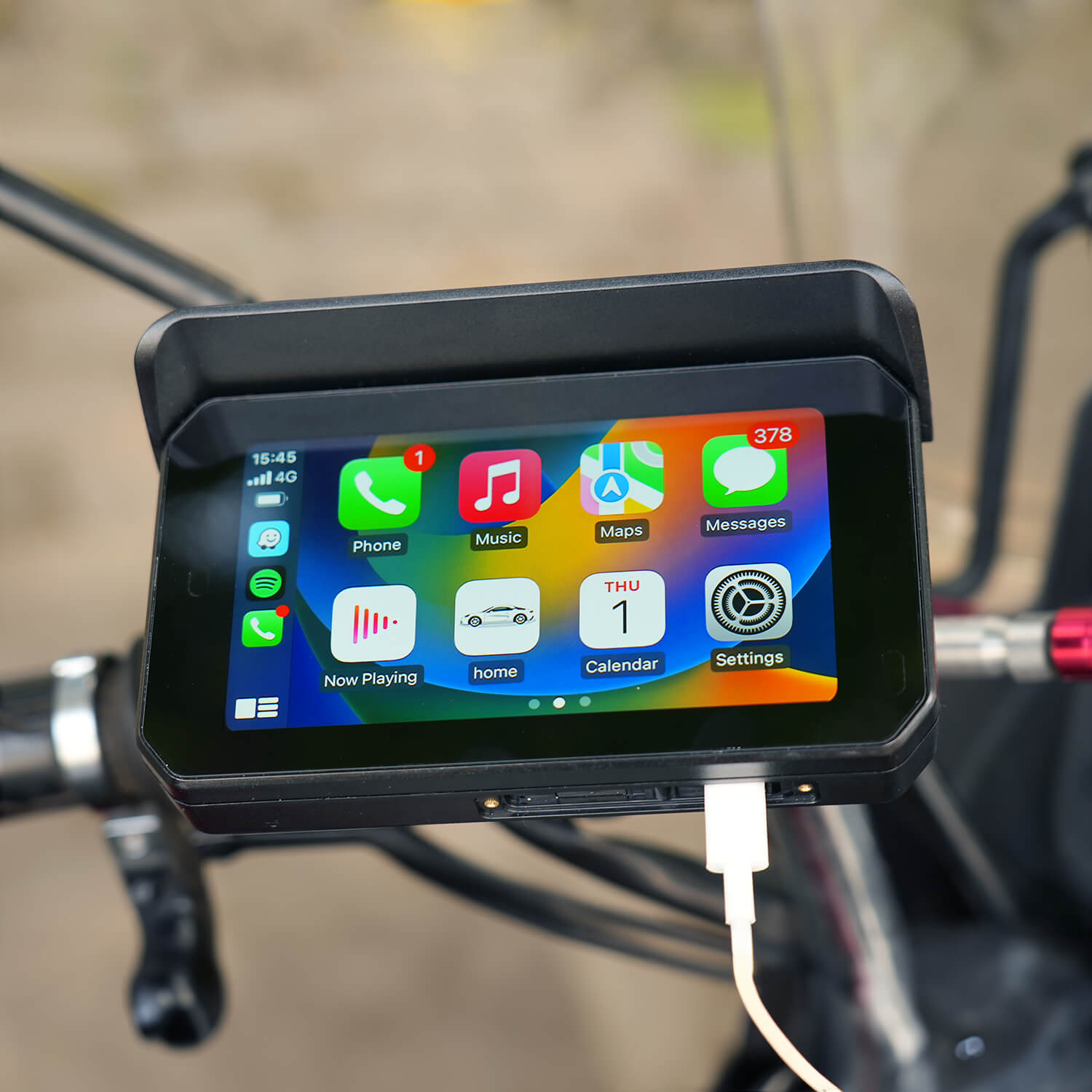 CarPlay Lite C5 SE Portable Motorcycle Wireless CarPlay/Android Auto Screen