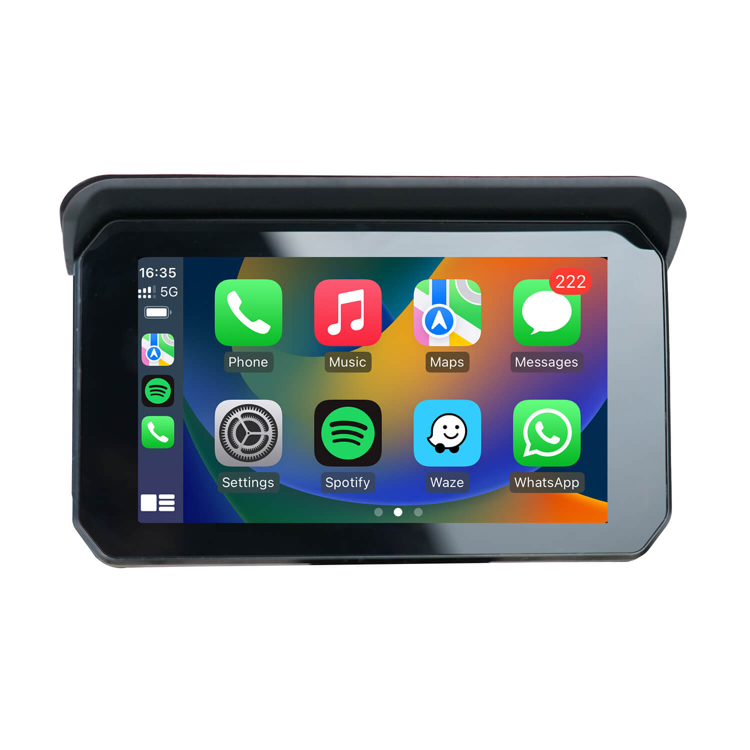 CarPlay Lite C5 SE Portable Motorcycle Wireless CarPlay/Android Auto Screen