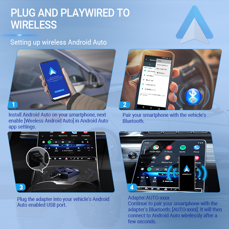 [Spring Sales $40 Off] Android Auto Wireless Adapter