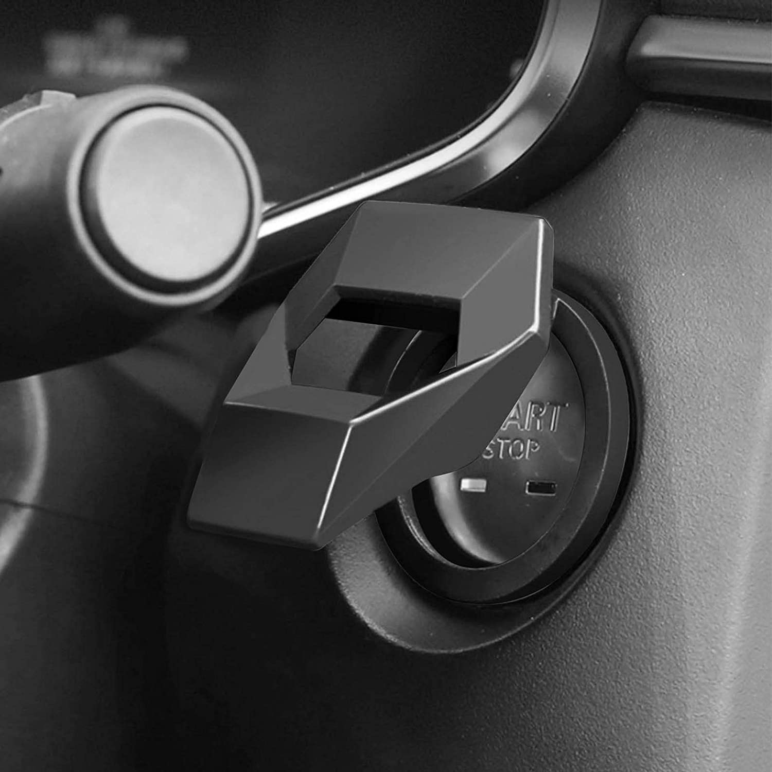 Car Engine Start Stop Push Button Cover Decor