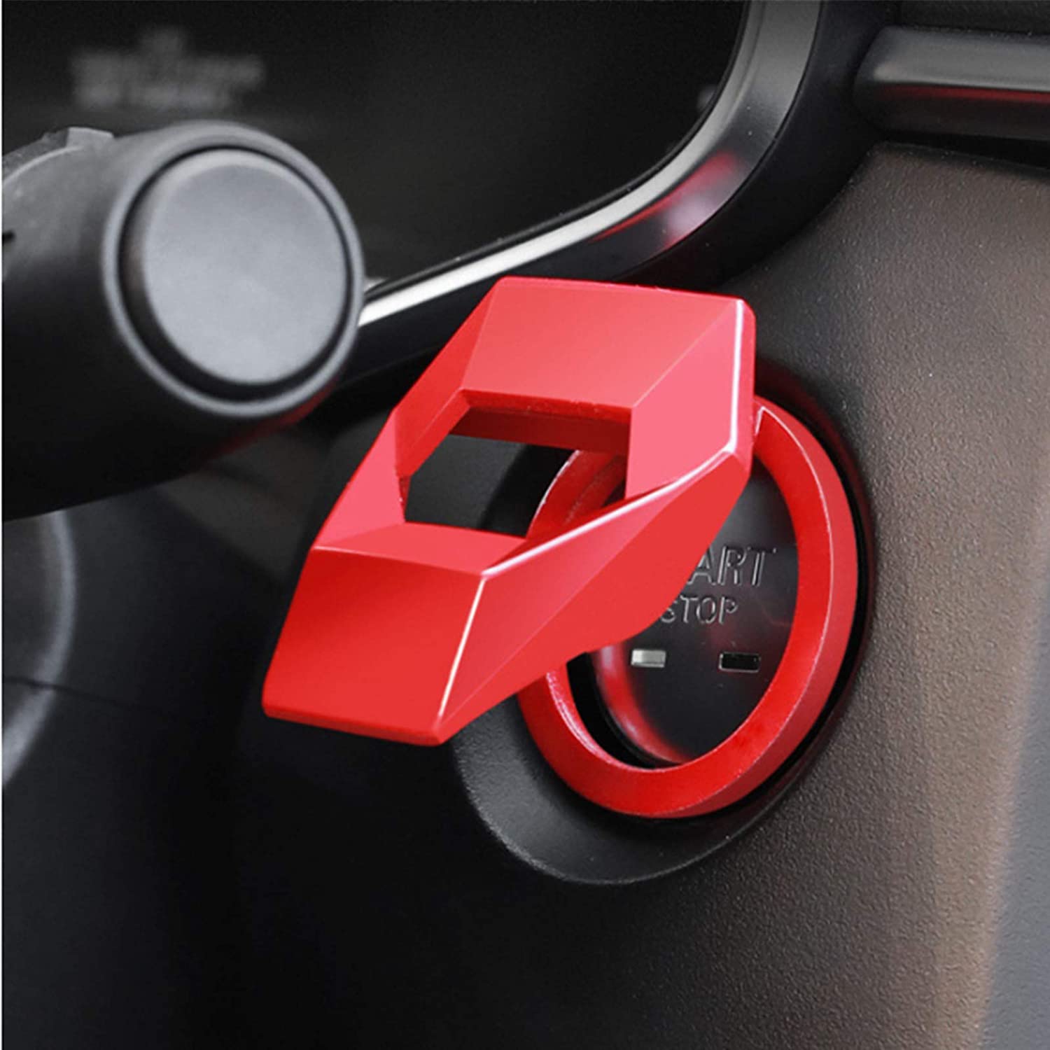 Car Engine Start Stop Push Button Cover Decor