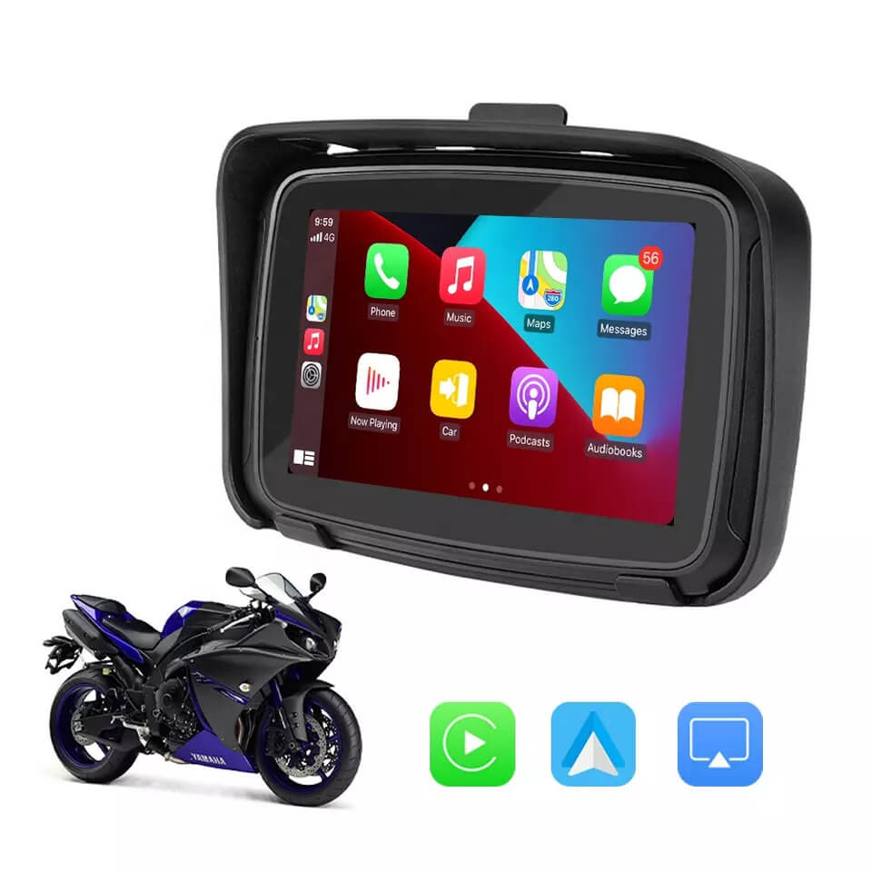 OTTOCAST Lite C5 Motorcycle GPS Wireless Carplay/Android Auto Waterproof  Screen