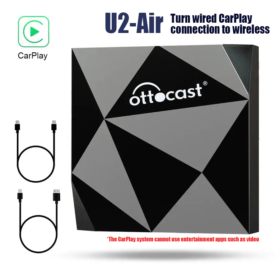 Ottocast Play2Video Apple CarPlay, Android Auto, Netflix,  All in  One Kablosuz Araç Interface CA400