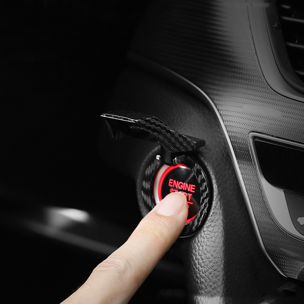 Car Engine Start Stop Push Button Cover Decor