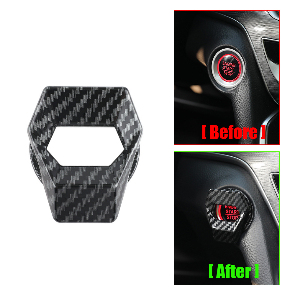Car Engine Start Stop Push Button Cover Decor