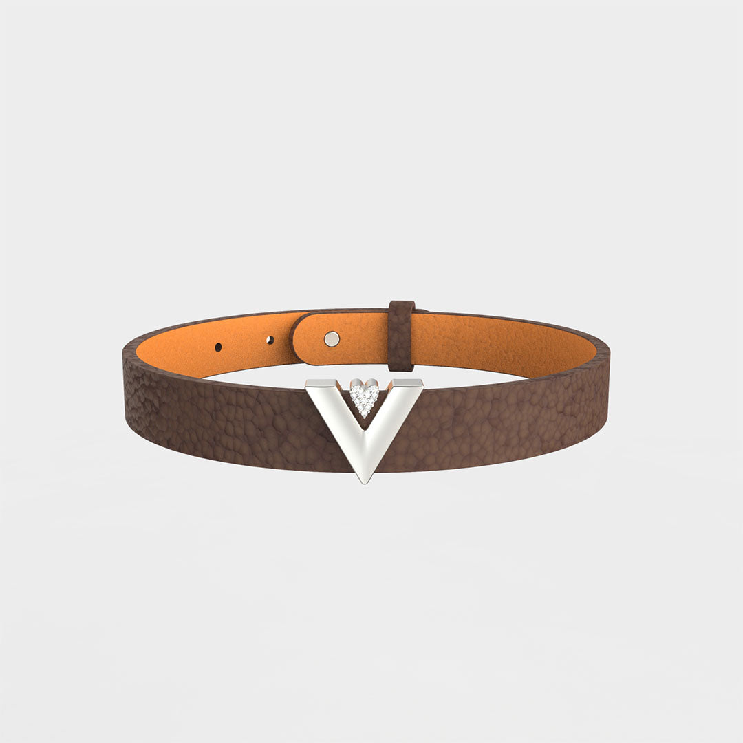 Personalized Love V-belt bracelet